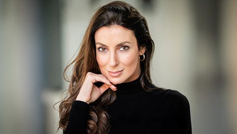 Woman after receiving Quantum RF treatment
