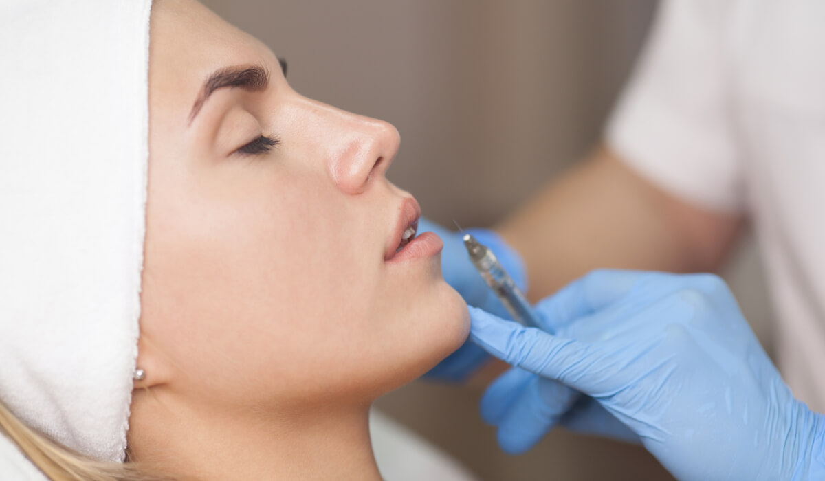 Lip injection procedure